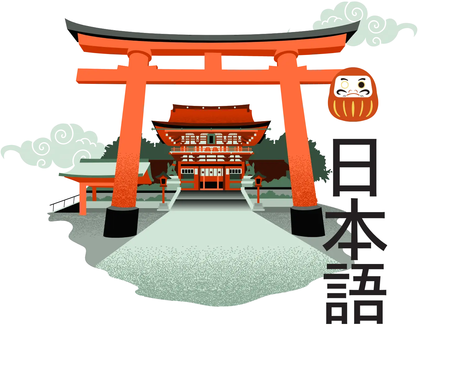 Torii e 日本語